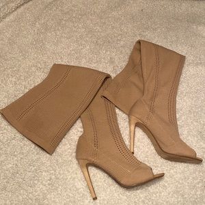 Over The Knee Stretch Fabric Boots 👢